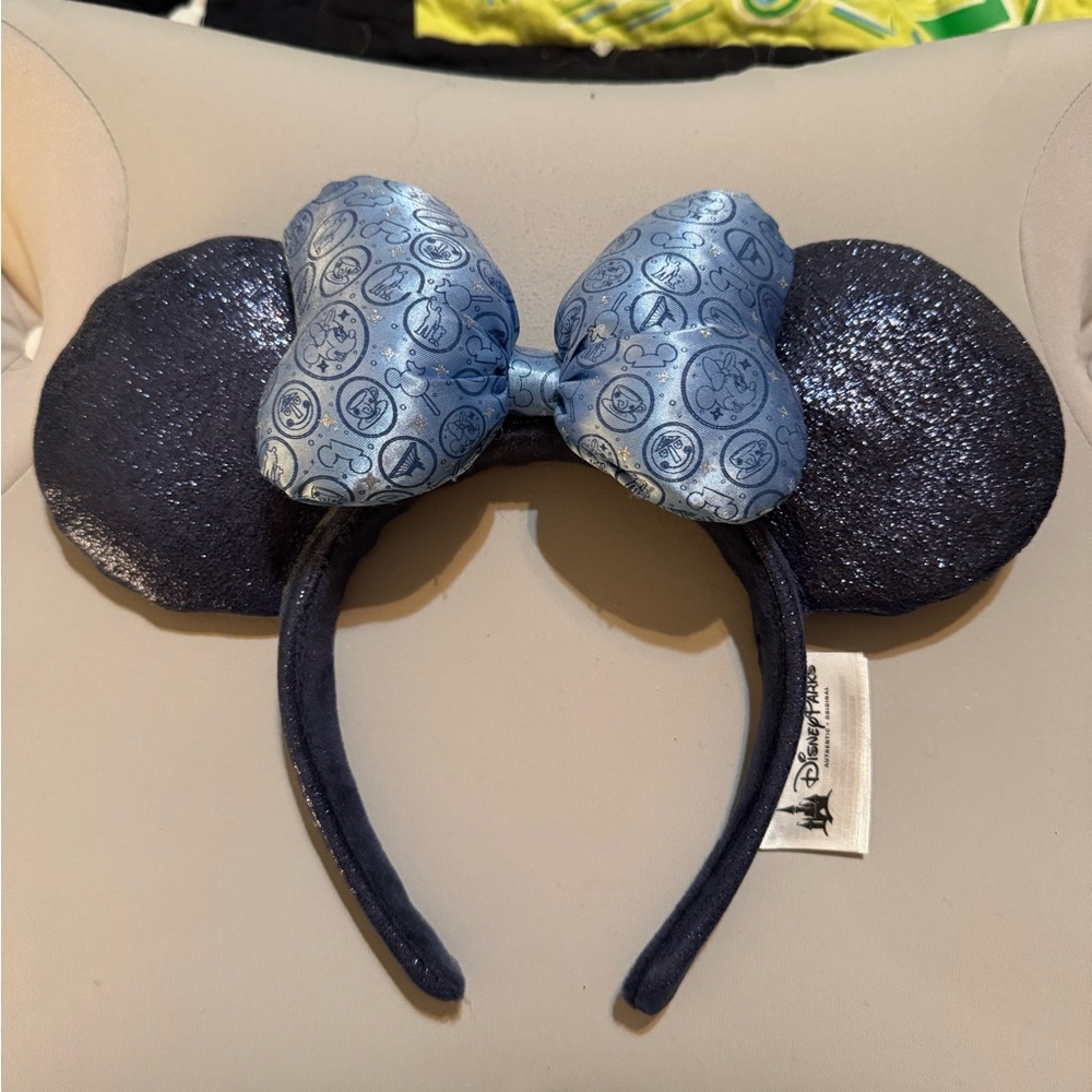 Disney Parks 2018 ears with Blue Bow